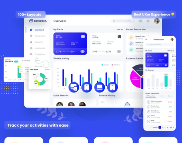 ui ux design us agency dashboard