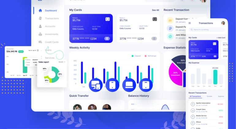 ui ux design us agency dashboard